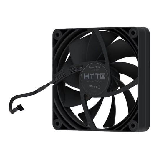 HYTE FA12 120mm PWM Fan 4 Pack Pitch Black : image 4