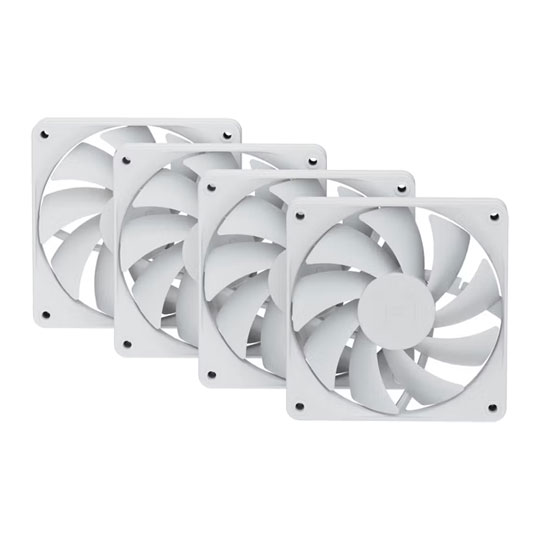 HYTE FA12 120mm PWM Fan 4 Pack Snow White HYTE FA12 120mm PWM Fan 4 Pack Snow White