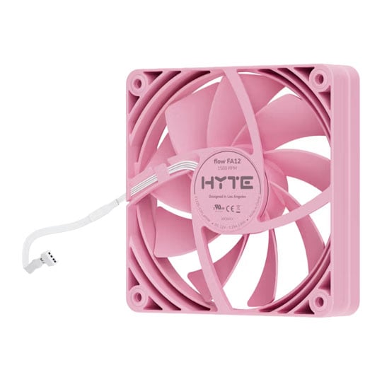 HYTE FA12 120mm PWM Fan 4 Pack Strawberry Milk : image 4