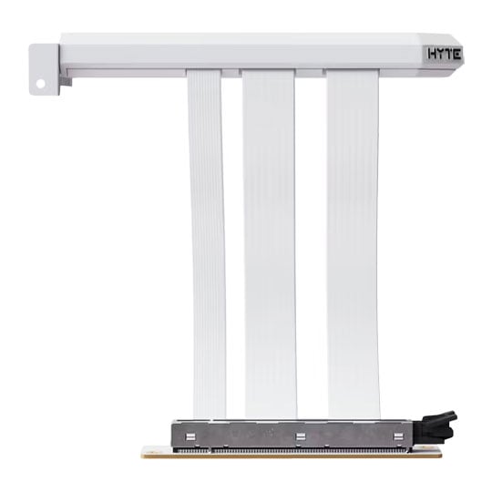 HYTE PCIe 5.0 Hyper Riser (x16) GPU Riser Cable 200mm Snow White HYTE PCIe 5.0 Hyper Riser (x16) GPU Riser Cable 200mm Snow White