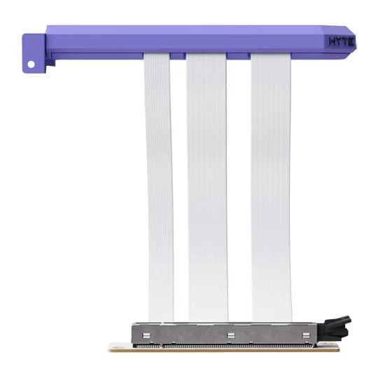 HYTE PCIe 5.0 Hyper Riser (x16) GPU Riser Cable 200mm Taro Milk HYTE PCIe 5.0 Hyper Riser (x16) GPU Riser Cable 200mm Taro Milk