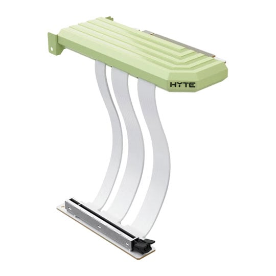 HYTE PCIe 5.0 Hyper Riser (x16) GPU Riser Cable 200mm Matcha Milk HYTE PCIe 5.0 Hyper Riser (x16) GPU Riser Cable 200mm Matcha Milk