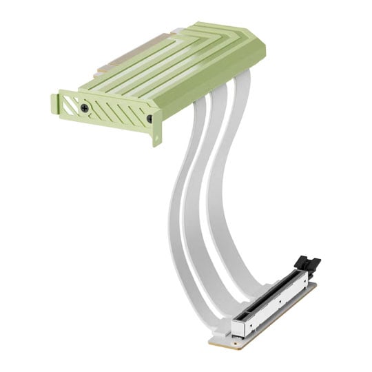 HYTE PCIe 5.0 Hyper Riser (x16) GPU Riser Cable 200mm Matcha Milk : image 3