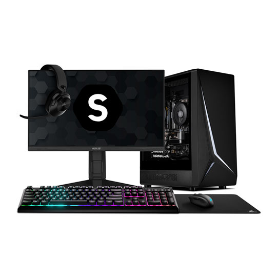 Gaming PC with NVIDIA RTX 5060 Ti 8GB and AMD Ryzen 5 8400F