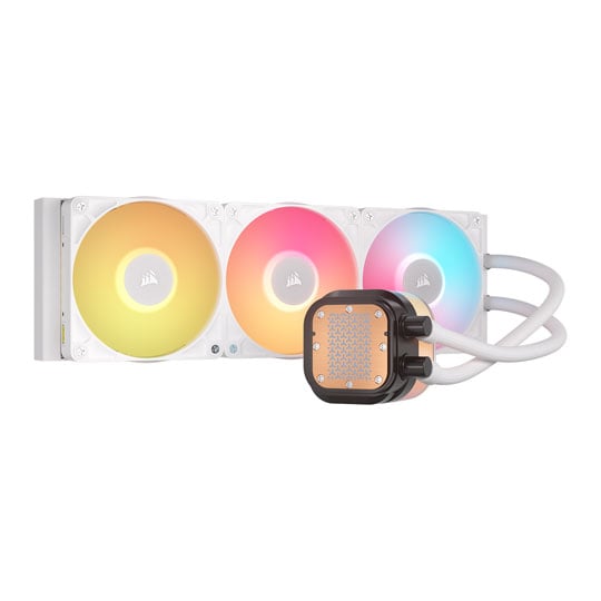 Refurbished CORSAIR iCUE LINK TITAN 360 RX LCD 360mm Intel / AMD White CPU Liquid Cooler Refurbished CORSAIR iCUE LINK TITAN 360 RX LCD 360mm Intel / AMD White CPU Liquid Cooler