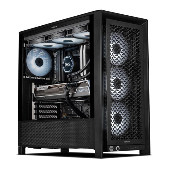 Gaming PC with AMD Radeon RX 7900XTX and AMD Ryzen 7 9800X3D