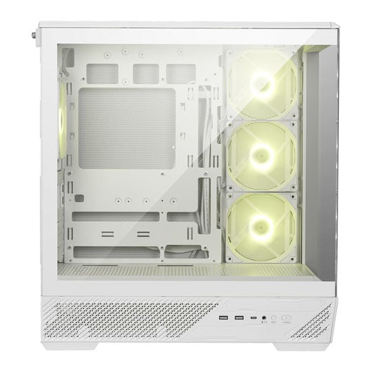 MSI MAG PANO 130R PZ Mid-Tower Tempered Glass White PC Gaming Case MSI MAG PANO 130R PZ Mid-Tower Tempered Glass White PC Gaming Case