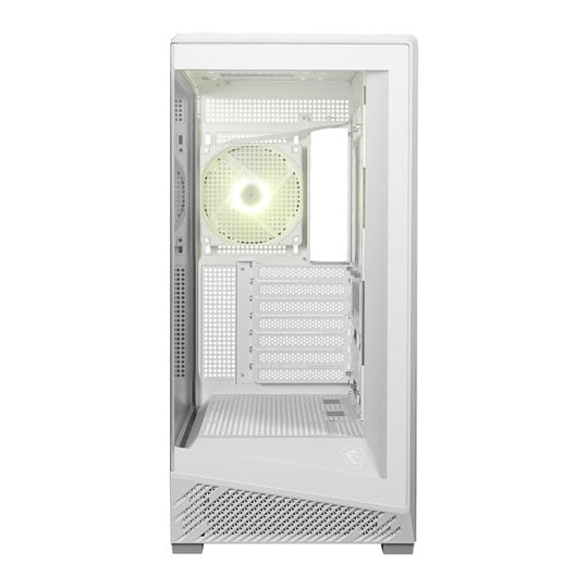 MSI MAG PANO 130R PZ Mid-Tower Tempered Glass White PC Gaming Case : image 3