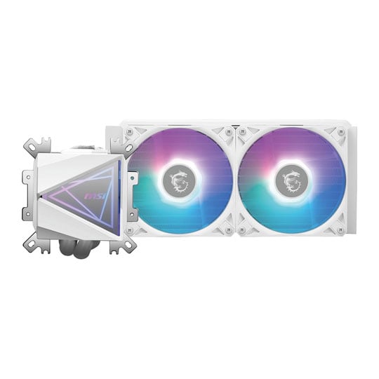MSI MAG 240mm CoreLiquid I240 White ARGB Intel / AMD CPU Liquid Cooler MSI MAG 240mm CoreLiquid I240 White ARGB Intel / AMD CPU Liquid Cooler