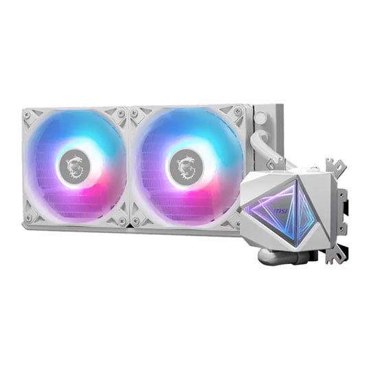 MSI MAG 240mm CoreLiquid I240 White ARGB Intel / AMD CPU Liquid Cooler : image 3