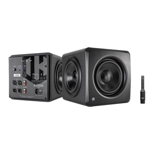 IK Multimedia iLoud Sub Compact Studio Subwoofer Powered by ARC X Room Correction IK Multimedia iLoud Sub Compact Studio Subwoofer Powered by ARC X Room Correction