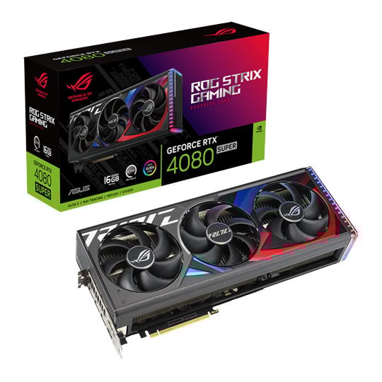 Refurbished ASUS NVIDIA GeForce RTX 4080 SUPER ROG STRIX 16GB Ada Lovelace Graphics Card Refurbished ASUS NVIDIA GeForce RTX 4080 SUPER ROG STRIX 16GB Ada Lovelace Graphics Card