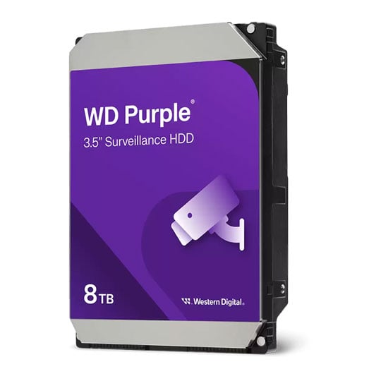 WDl 8TB Purple Surveillance 3.5" SATA HDD / Hard Drive