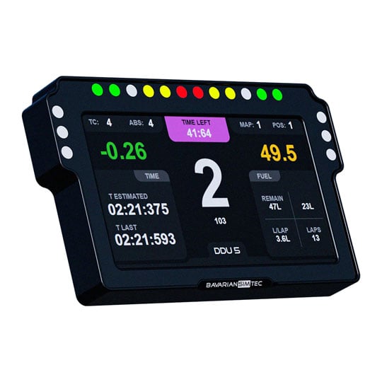 BavarianSimTec DDU5 5" LCD Dashboard Display for Racing Simulators