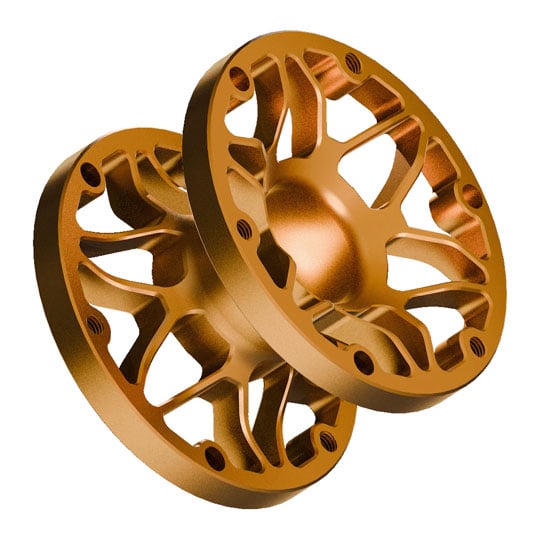 Bavarian SimTec S50 Gold Steering Wheel Spacer