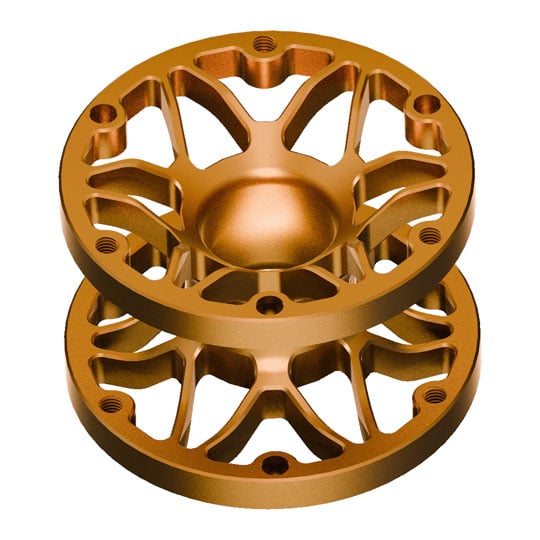 Bavarian SimTec S50 Gold Steering Wheel Spacer : image 3