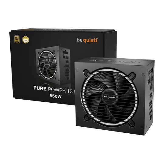 Refurbished be quiet! Pure Power 13 M 850W PCIE 5.1 80PLUS Gold Fully Modular PSU / Power Supply Refurbished be quiet! Pure Power 13 M 850W PCIE 5.1 80PLUS Gold Fully Modular PSU / Power Supply