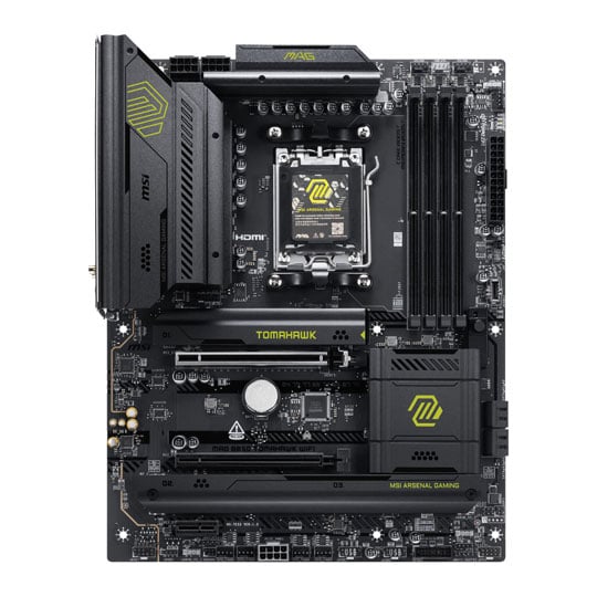 MSI MAG B850 TOMAHAWK WiFi AM5 DDR5 PCIe 5.0 ATX Motherboard MSI MAG B850 TOMAHAWK WiFi AM5 DDR5 PCIe 5.0 ATX Motherboard