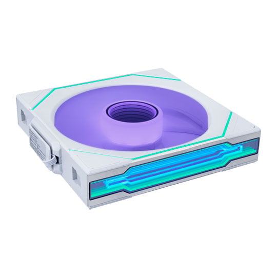 Lian Li UNI FAN SL Infinity Wireless 140mm Reverse Blade ARGB PWM Fan White