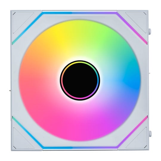 Lian Li UNI FAN SL Infinity Wireless 140mm Reverse Blade ARGB PWM Fan White