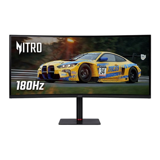 Refurbished Acer Nitro 34" UM.CX5EE.304 UWQHD 180Hz FreeSync Premium Curved Gaming Monitor Refurbished Acer Nitro 34" UM.CX5EE.304 UWQHD 180Hz FreeSync Premium Curved Gaming Monitor