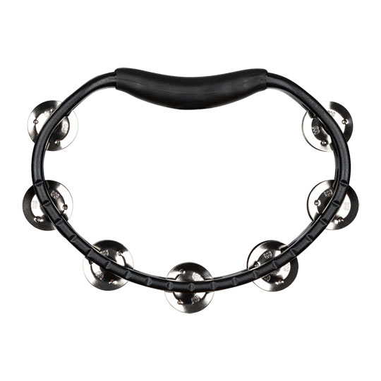 Meinl Percussion Headliner Series Molded ABS Dual-Row Tambourine Black Meinl Percussion Headliner Series Molded ABS Dual-Row Tambourine Black