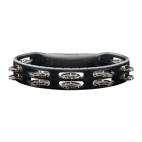 Meinl Percussion Headliner Series Molded ABS Dual-Row Tambourine Black : image 3