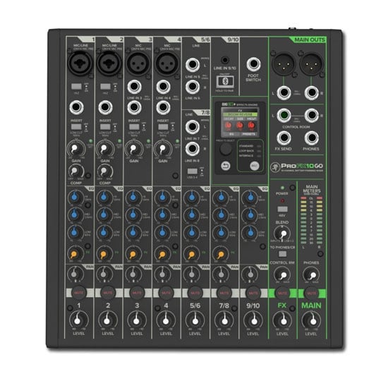 Mackie ProFX10 GO Mixer Mackie ProFX10 GO Mixer