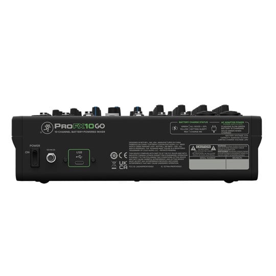 Mackie ProFX10 GO Mixer : image 4