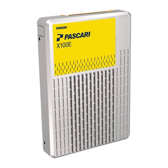 Phison Pascari 1.6TB X100E U.2 / U.3 2.5" Single Port Enterprise NVMe SSD