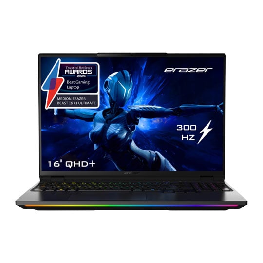Medion ERAZER Beast 16 X1 Ultimate 300Hz Intel Core Ultra 9 64GB DDR5 Geforce RTX 5090 Gaming Laptop Medion ERAZER Beast 16 X1 Ultimate 300Hz Intel Core Ultra 9 64GB DDR5 Geforce RTX 5090 Gaming Laptop