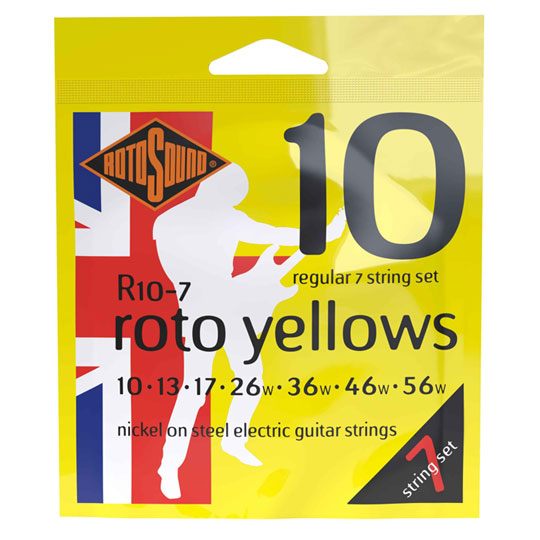 Roto Yellows Regular 7-String Strings Roto Yellows Regular 7-String Strings