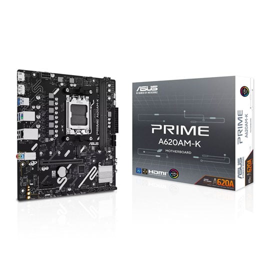 ASUS PRIME AMD A620AM-K Micro-ATX Motherboard ASUS PRIME AMD A620AM-K Micro-ATX Motherboard