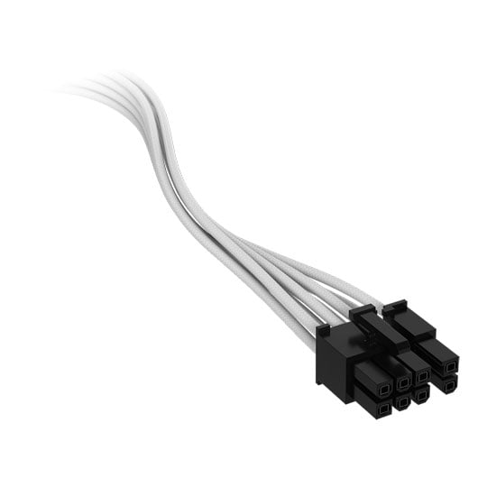 CORSAIR Elite Premium White Type-4 8-pin to 6+2-pin Split PCIe Power Supply Cable