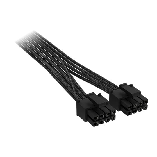 CORSAIR Elite Premium Black Type-4 8-pin to PCIe 12V-2x6 600W Power Supply Cable