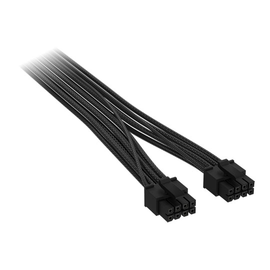 CORSAIR Elite Premium Black Type-5 8-pin to PCIe 12V-2x6 600W Power Supply Cable