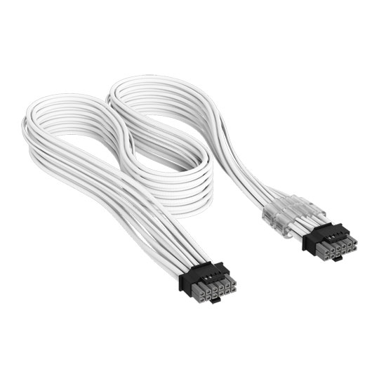 CORSAIR Elite Premium White Universal PCIe 12V-2x6 600W Power Supply Cable