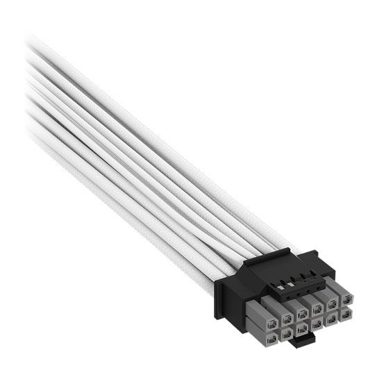 CORSAIR Elite Premium White Universal PCIe 12V-2x6 600W Power Supply Cable