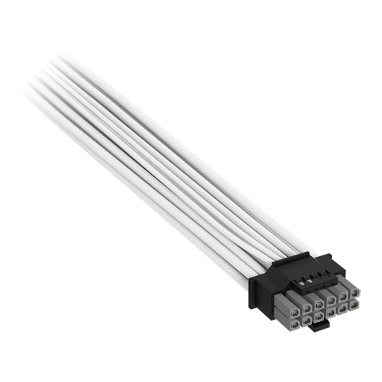 CORSAIR Elite Premium White 12V-2x6 to 6+2-pin Power Supply Cable