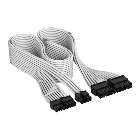 CORSAIR Elite Premium Type-5 White Power Supply Cable Starter Kit
