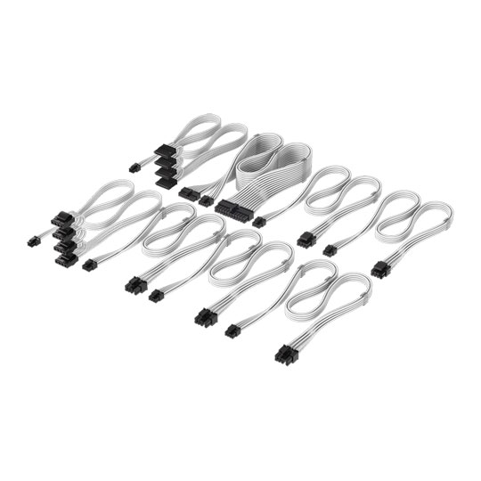 CORSAIR Elite Premium Type-5 White Power Supply Cable Pro Kit
