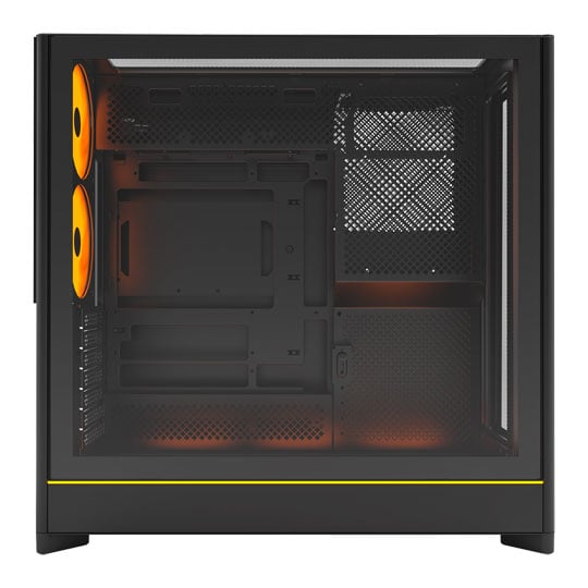 Refurbished Montech HS01 PRO Black Reversible Mid Tower PC Case inc 5x ARGB Fans : image 3