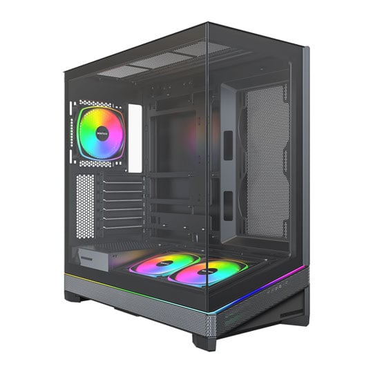 Montech SKY 3 RGB Black Mid Tower Tempered Glass PC Case Montech SKY 3 RGB Black Mid Tower Tempered Glass PC Case