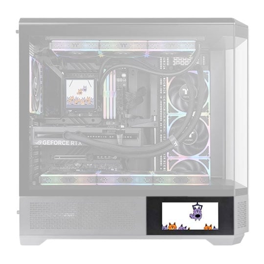 Thermaltake 6-Inch LCD Panel for The View 600 TG - Black