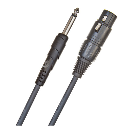 D'Addario 1/4" to XLR - 25ft. Cable