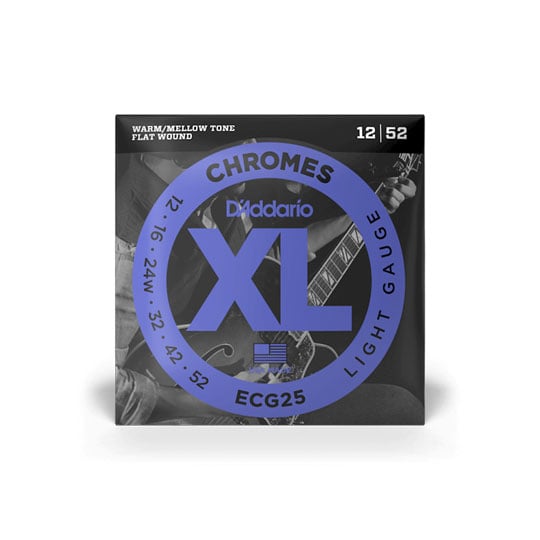 D'addario ECG25 12-52 Light, XL Chromes Electric Guitar Strings