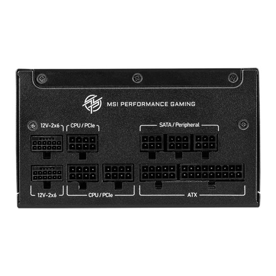 MSI MPG A850GS 850W Full Modular Compact 80+ Gold ATX 3.1 PCIE 5.1 Quiet Power Supply/PSU : image 4