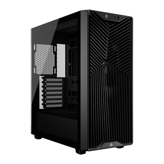 CORSAIR 3200D RS Black Mid Tower Tempered Glass PC Case