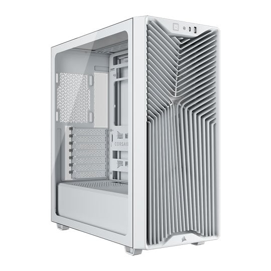 CORSAIR 3200D RS White Mid Tower Tempered Glass PC Case