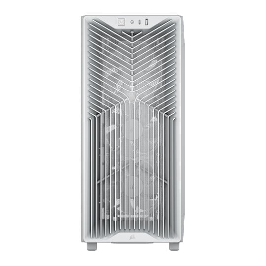 CORSAIR 3200D RS White Mid Tower Tempered Glass PC Case